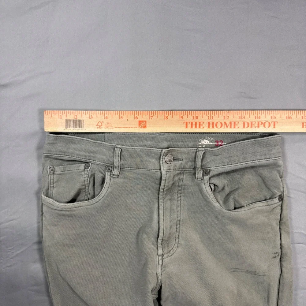 Lot of 2 Faherty Stretch Terry 5-Pocket Pant Mens 32 (31x31) Slim Straight - Picture 4 of 16